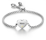 Lade das Bild in den Galerie-Viewer, Namensherz Armband
